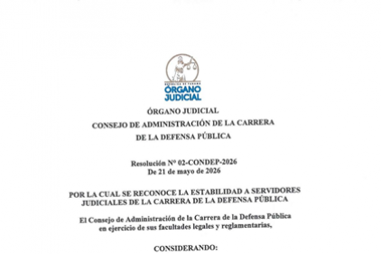 Resolución N° 02-CONDEP-2026
