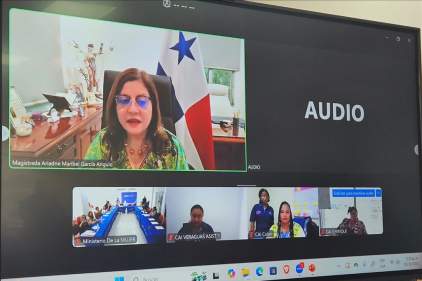 Magistrada García Angulo participa de capacitación al personal técnico del CAI del Ministerio de la Mujer   