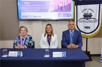 Magistrada María Eugenia López Arias clausura Taller: “Estrategias de Planificación para el Acceso a la Justicia”