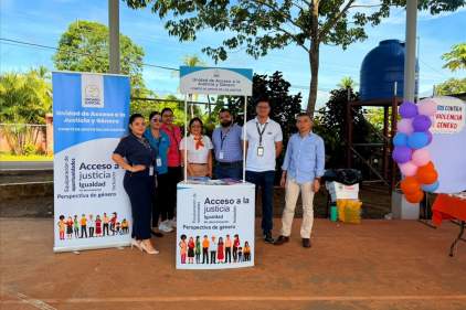Comité de Apoyo de la Unidad de Acceso a la Justicia de Los Santos lidera jornada de derechos humanos en Macaracas