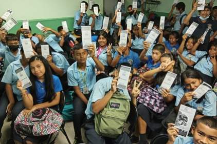 ESTUDIANTES DEL C.E.B.G SAN JOSÉ, EN SAN FRANCISCO, RECIBEN CHARLA INFORMATIVA DE GRAN INTERÉS PARA LOS ADOLESCENTES.