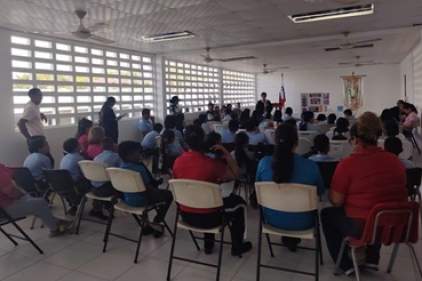 Facilitadoras Judiciales Comunitarias impulsan jornada contra el acoso escolar en C.E.B.G Carlos M. Ballesteros