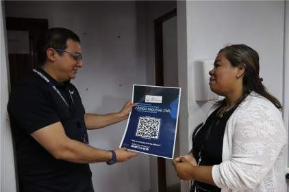 En Boquerón continúa gira interinstitucional para divulgar el nuevo Código Procesal Civil