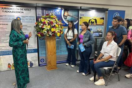 Órgano Judicial hace docencia en la Feria Internacional de Azuero sobre la igualdad en el acceso a la justicia