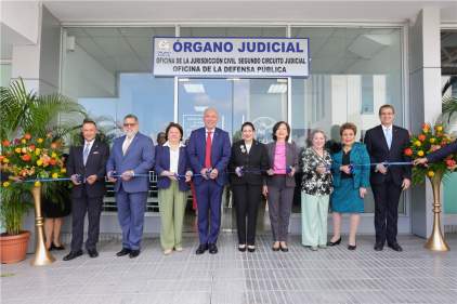 Magistrada presidenta de la CSJ inaugura Oficina Judicial Civil en San Miguelito
