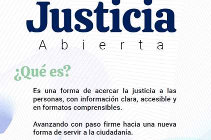 ¿Sabías qué es la Justicia Abierta? Aquí te lo explicamos
