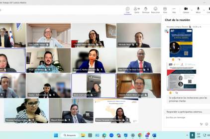Órgano Judicial participa en sesión del GET de Justicia Abierta del Consejo Judicial Centroamericano y del Caribe