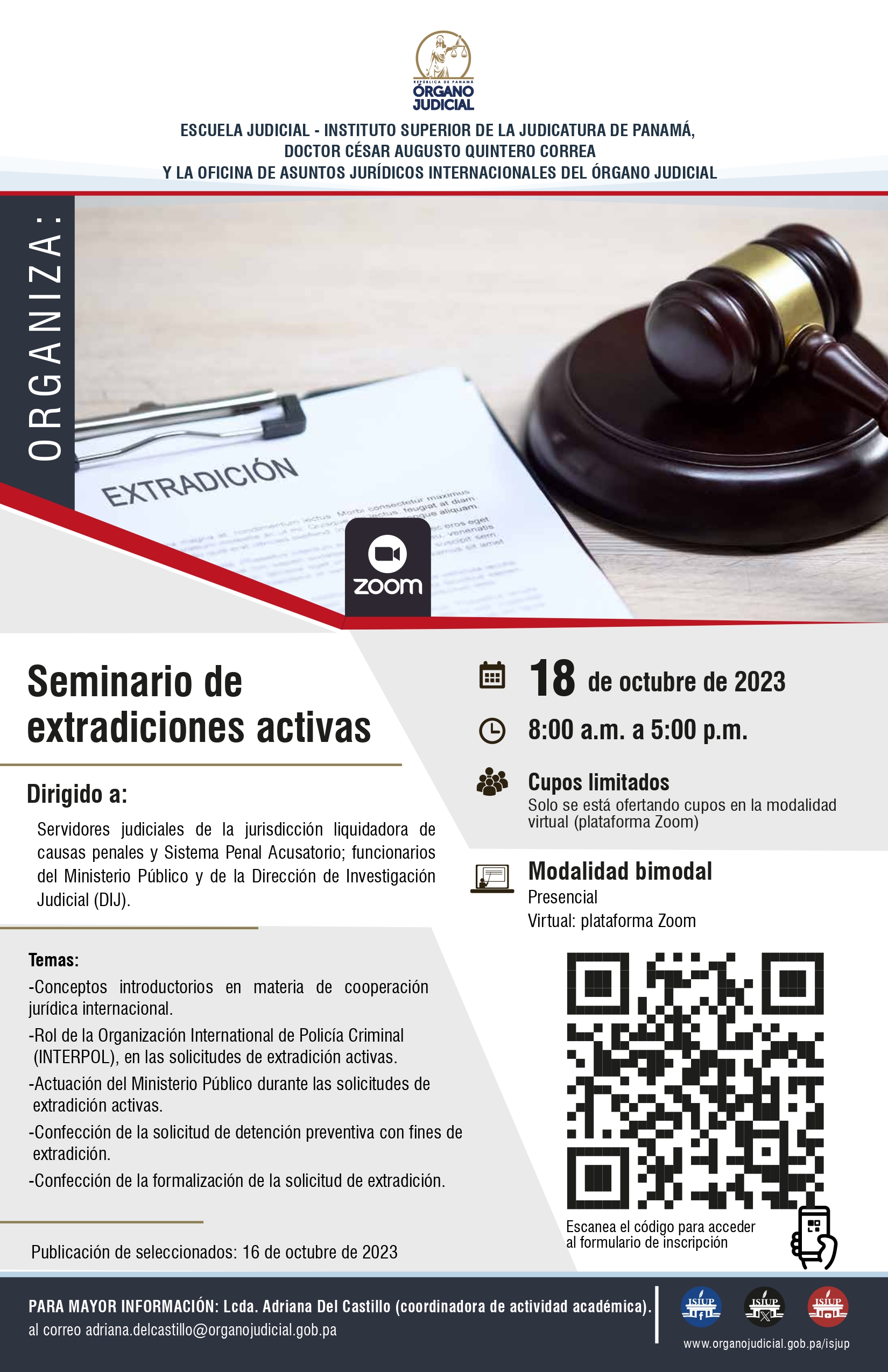 Afiche Seminario de extradiciones activas 18 de octubre de 2023_page-0001