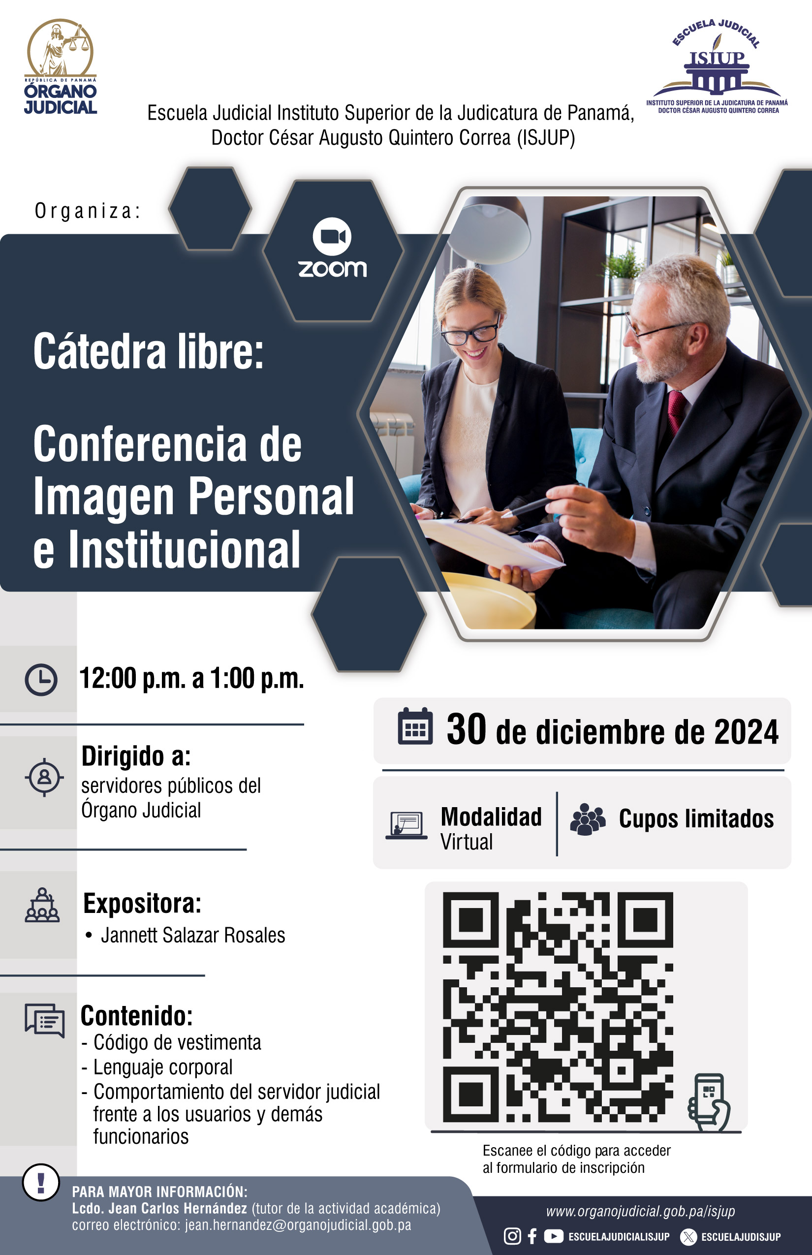 Conferencia de Imagen Personal e Institucional