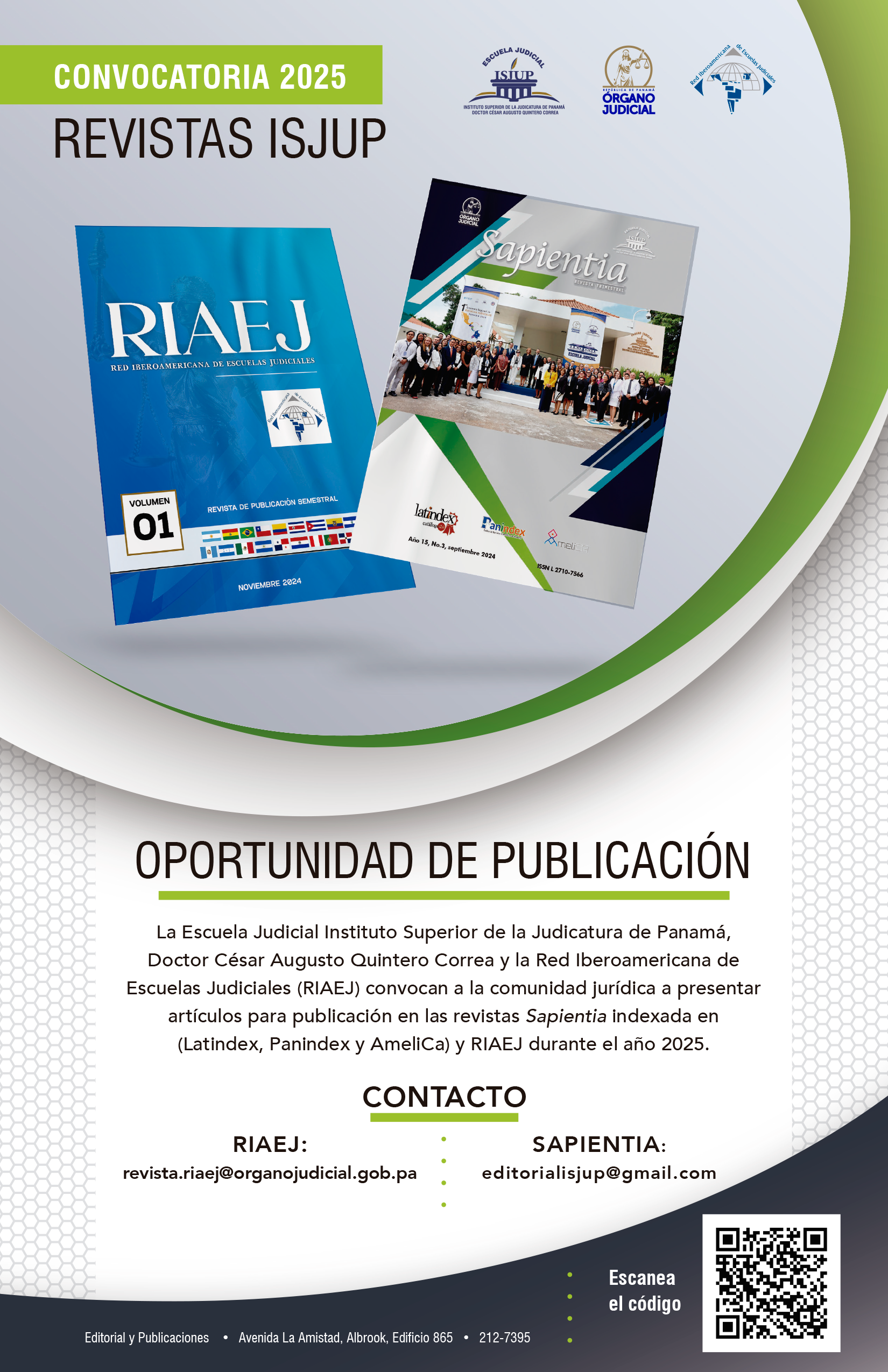 afiche de convocatoria revistas