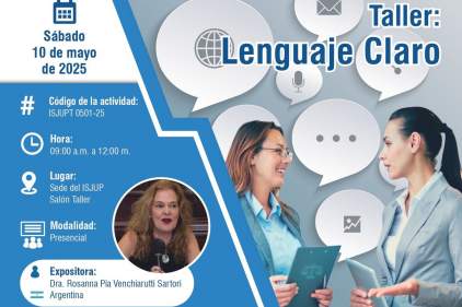 TALLER: LENGUAJE CLARO