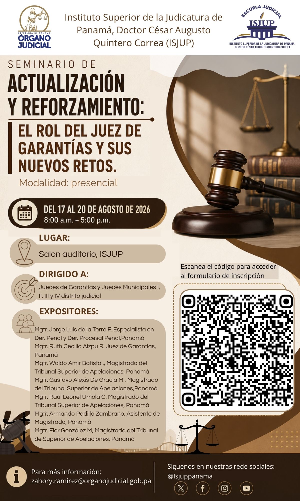 Seminario de actualizaci&oacute;n y reforzamiento el_Zahory Ramirez