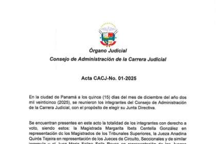 CACJ - Acta N° 01-2025