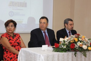 Magistrado Luis Ramón Fábrega, el doctor Guido Ildemar Risso, Secretario Letrado de la Corte Suprema de Justicia de la Nación – Vocalía Dr. E. Raúl Zaffaroni de la República de Argentina, y la licenciada Darlene González