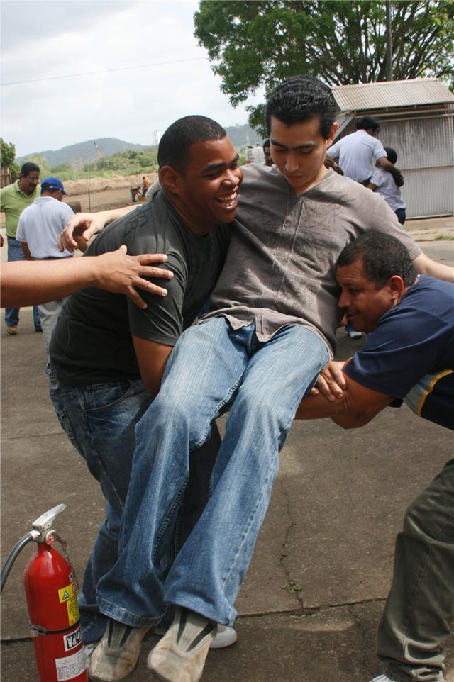 evacuación